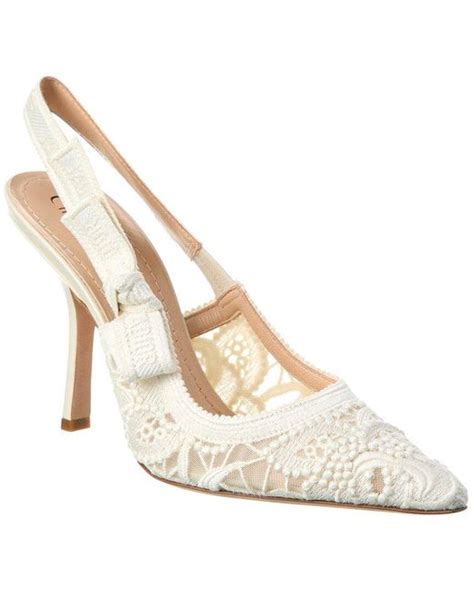 christian dior white lace heels|Christian Dior heels sale.